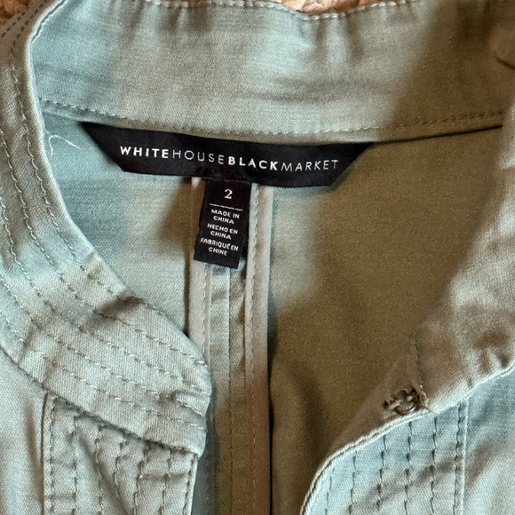 White House Black Market Utility Jacket - Picture 3 of 4